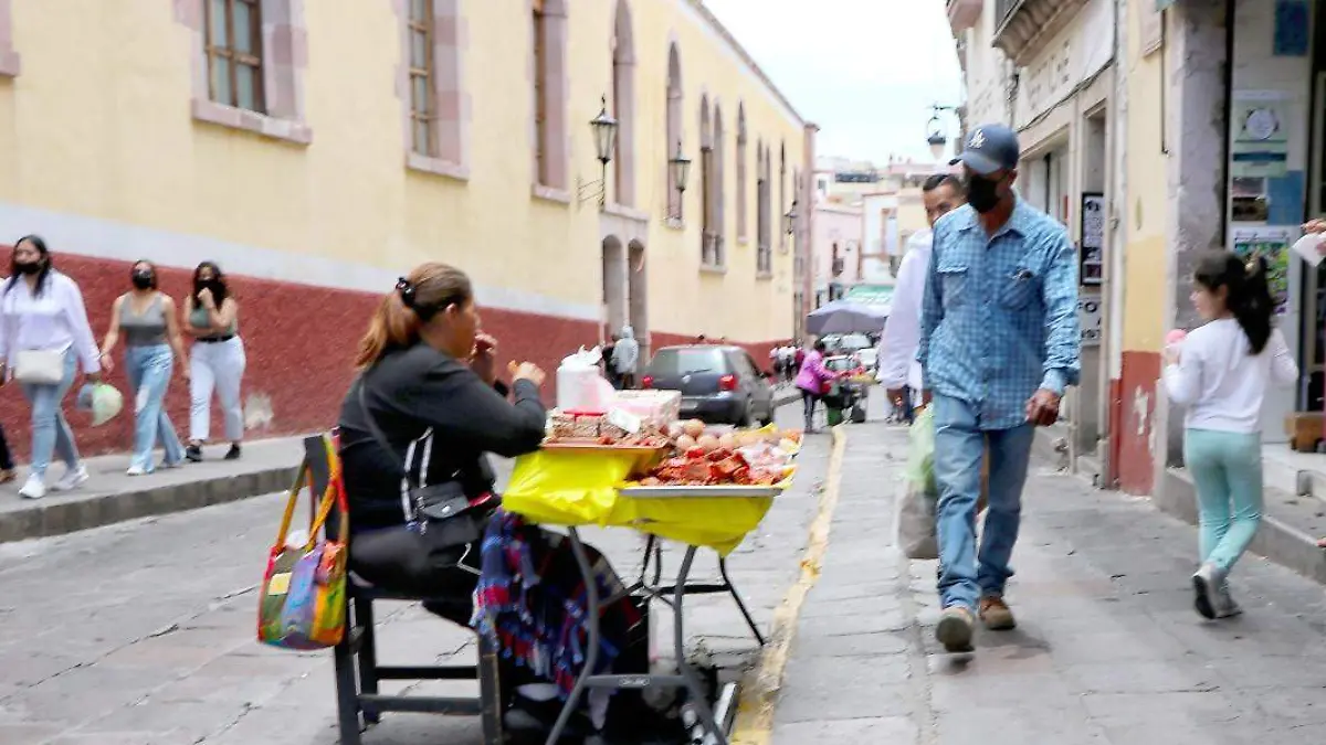 Vendedora ambulante